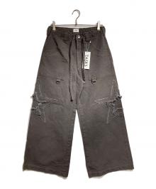 TASKS（タスク）の古着「ダックキャンバススターバギーパンツ/Duck Canvas Star Baggy Pants」｜グレー