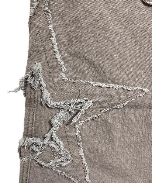 TASKS（タスク）TASKS (タスク) ダックキャンバススターバギーパンツ/Duck Canvas Star Baggy Pants グレー サイズ:FREEの古着・服飾アイテム