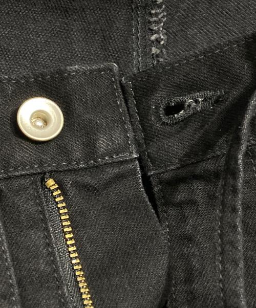 TASKS（タスク）TASKS (タスク) スターデザインデニムパンツ/pattern denim pants ブラック サイズ:Freeの古着・服飾アイテム