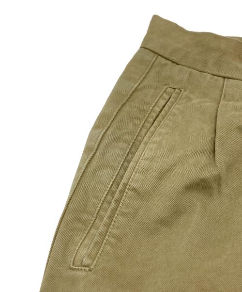 C.P COMPANY（シーピーカンパニー）C.P COMPANY (シーピーカンパニー) チノクロス2タックパンツ/Double pleated chino pants カーキ サイズ:48の古着・服飾アイテム