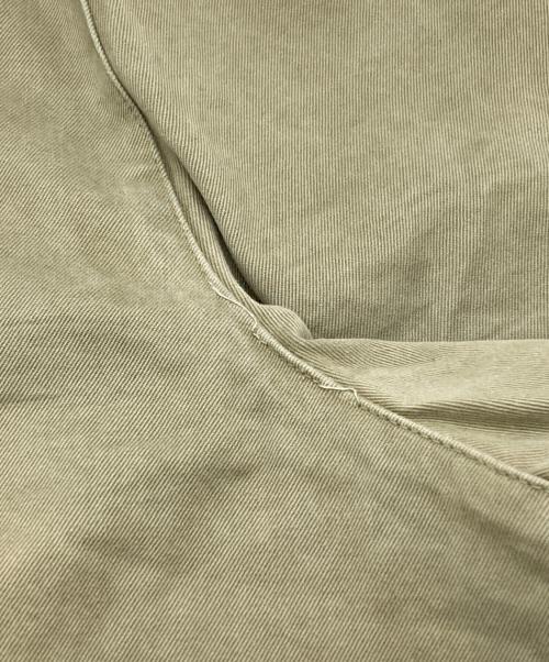 C.P COMPANY（シーピーカンパニー）C.P COMPANY (シーピーカンパニー) チノクロス2タックパンツ/Double pleated chino pants カーキ サイズ:48の古着・服飾アイテム