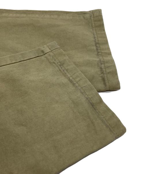 C.P COMPANY（シーピーカンパニー）C.P COMPANY (シーピーカンパニー) チノクロス2タックパンツ/Double pleated chino pants カーキ サイズ:48の古着・服飾アイテム