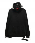 SUPREMEシュプリーム）の古着「Rib Hooded Sweatshirt」｜ブラック