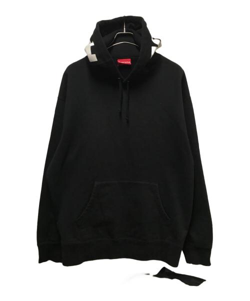 SUPREME（シュプリーム）Supreme (シュプリーム) Rib Hooded Sweatshirt ブラック サイズ:XLの古着・服飾アイテム