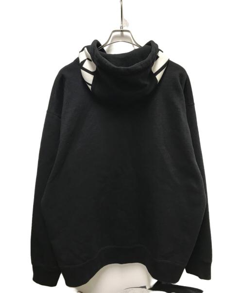 SUPREME（シュプリーム）Supreme (シュプリーム) Rib Hooded Sweatshirt ブラック サイズ:XLの古着・服飾アイテム
