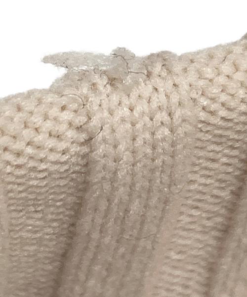PLEATS PLEASE（プリーツプリーズ）PLEATS PLEASE (プリーツプリーズ) ジグリーニットスカート/JIGGLY KNIT Skirt ベージュ サイズ:Freeの古着・服飾アイテム