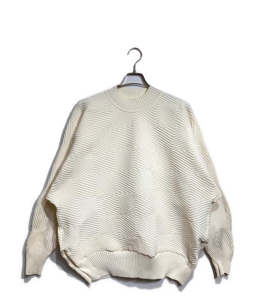 A-POC ABLE ISSEY MIYAKE（エイポック エイブル イッセイ ミヤケ）A-POC ABLE ISSEY MIYAKE (エイポック エイブル イッセイ ミヤケ) TYPE-K STEAM STRETCH KNIT/スチーム ストレッチ ベージュ サイズ:2の古着・服飾アイテム