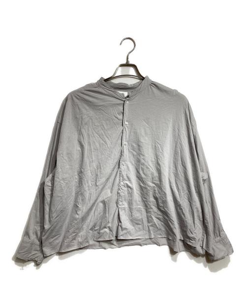 KANEMASA PHIL.（カネマサフィル）KANEMASA PHIL. (カネマサフィル) 46G Eclipse Shirt46ゲージエクリプスシャツ グレー サイズ:Sの古着・服飾アイテム