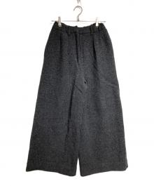 pillings（ピリングス）の古着「fulling wool pants/縮絨（しゅくじゅう）ウールパンツ」｜グレー