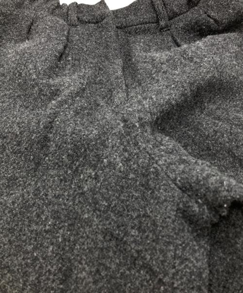 pillings（ピリングス）pillings (ピリングス) fulling wool pants/縮絨（しゅくじゅう）ウールパンツ グレー サイズ:Freeの古着・服飾アイテム