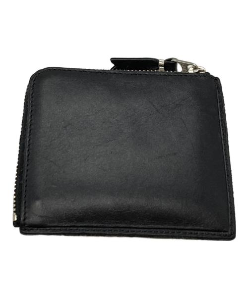 COMME des GARCONS（コムデギャルソン）COMME des GARCONS (コムデギャルソン) SILVER EYELET Lジップウォレット/Silver Eyelet L Zip Wallet ブラックの古着・服飾アイテム