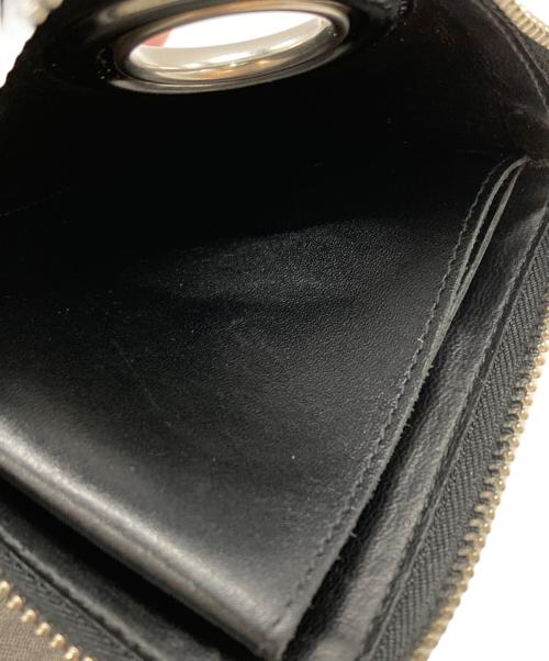 COMME des GARCONS（コムデギャルソン）COMME des GARCONS (コムデギャルソン) SILVER EYELET Lジップウォレット/Silver Eyelet L Zip Wallet ブラックの古着・服飾アイテム