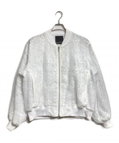 ジャケット・アウター LAD MUSICIAN TULLE EMBROIDERY LACE MA-1 中古・古着通販】LAD MUSICIAN (ラッドミュージシャン) TULLE