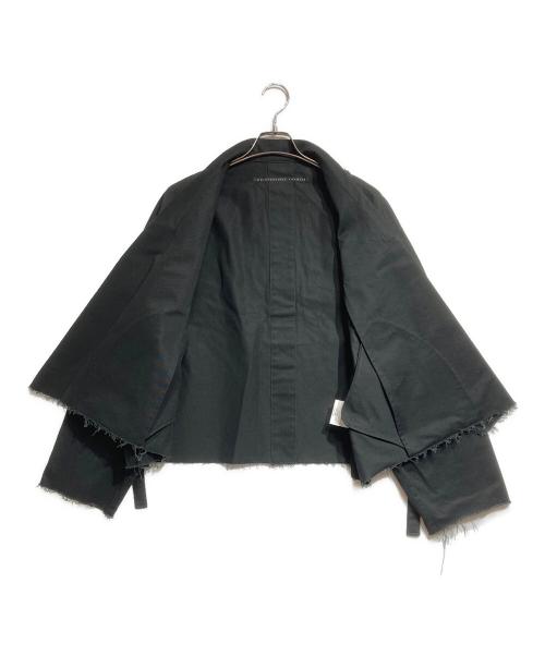 My Beautiful Landlet（マイビューティフルランドレット）My Beautiful Landlet (マイビューティフルランドレット) カットオフショートレングスジャケット/Cut-off short-length jacket ブラック サイズ:1の古着・服飾アイテム