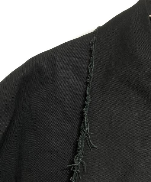 My Beautiful Landlet（マイビューティフルランドレット）My Beautiful Landlet (マイビューティフルランドレット) カットオフショートレングスジャケット/Cut-off short-length jacket ブラック サイズ:1の古着・服飾アイテム