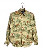 POLO RALPH LAURENポロ・ラルフローレン）の古着「オープンカラーアロハシャツ/Open-collar Aloha shirt」｜ベージュ