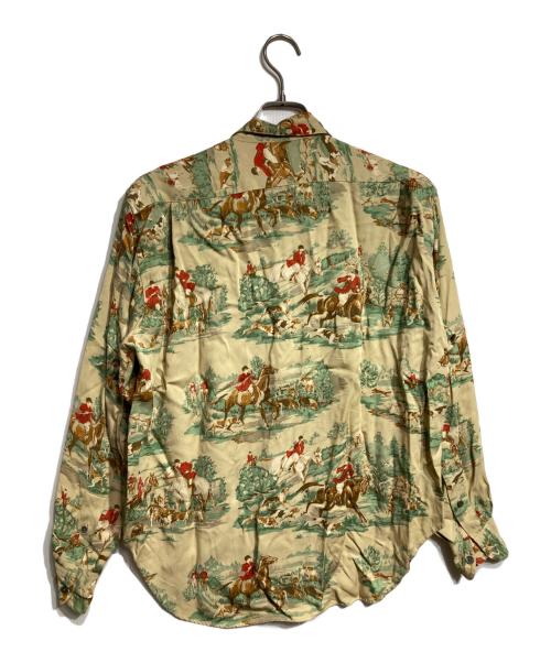 POLO RALPH LAUREN（ポロ・ラルフローレン）POLO RALPH LAUREN (ポロ・ラルフローレン) オープンカラーアロハシャツ/Open-collar Aloha shirt ベージュ サイズ:8の古着・服飾アイテム