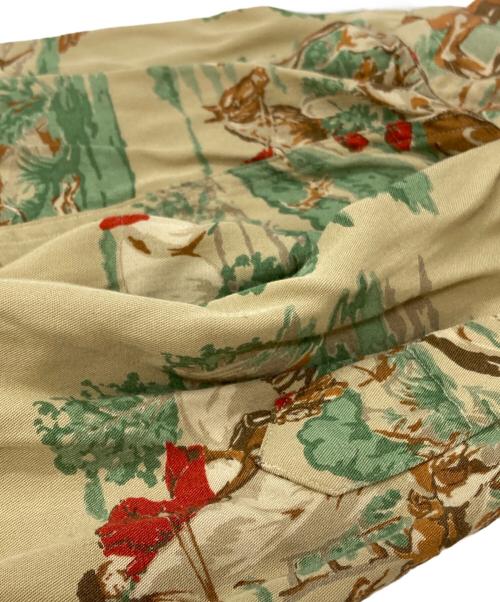 POLO RALPH LAUREN（ポロ・ラルフローレン）POLO RALPH LAUREN (ポロ・ラルフローレン) オープンカラーアロハシャツ/Open-collar Aloha shirt ベージュ サイズ:8の古着・服飾アイテム