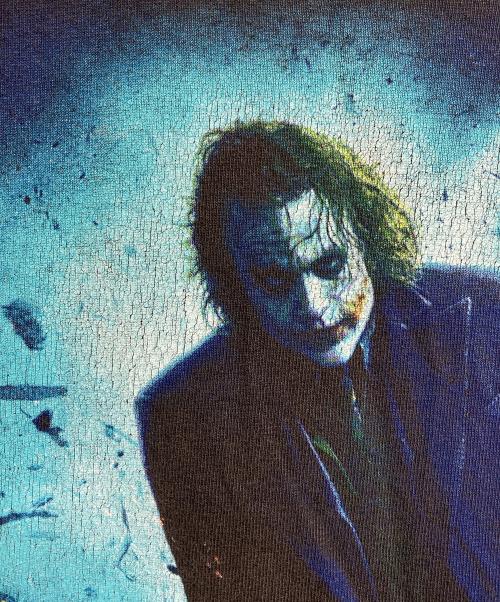 THE DARK KNIGHT（ダークナイト）THE DARK KNIGHT (ダークナイト) JOKER Tee/ジョーカー/ムービーTee ブラック サイズ:XLの古着・服飾アイテム