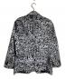 BLACK COMME des GARCONS (ブラックコムデギャルソン) メッセージプリント・ポリジャガードジャケット/Message print polyester jacquard jacket ブラック サイズ:L：22000円