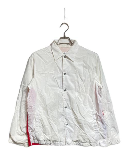 COMME des GARCONS SHIRT（コムデギャルソンシャツ）COMME des GARCONS SHIRT (コムデギャルソンシャツ) バック切替コーチジャケット ホワイト サイズ:Sの古着・服飾アイテム