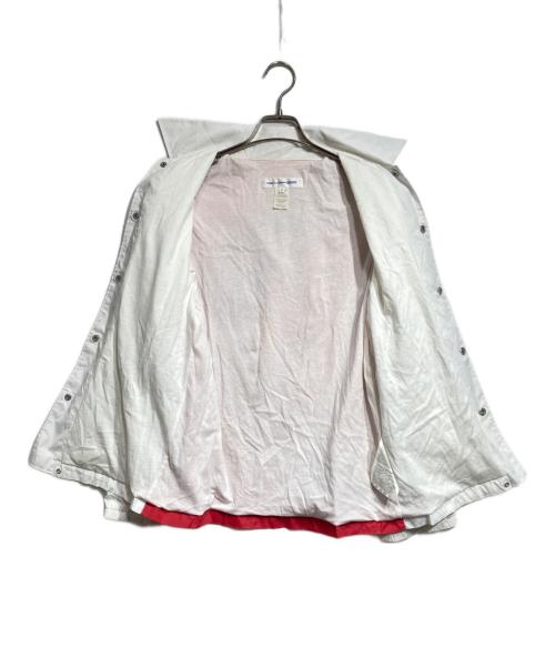 COMME des GARCONS SHIRT（コムデギャルソンシャツ）COMME des GARCONS SHIRT (コムデギャルソンシャツ) バック切替コーチジャケット ホワイト サイズ:Sの古着・服飾アイテム