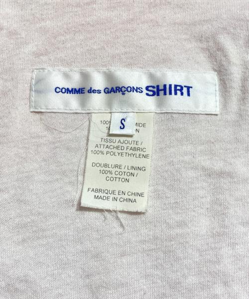 COMME des GARCONS SHIRT（コムデギャルソンシャツ）COMME des GARCONS SHIRT (コムデギャルソンシャツ) バック切替コーチジャケット ホワイト サイズ:Sの古着・服飾アイテム