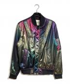 KENZOケンゾー）の古着「メタリックボンバージャケット/Metallic Bomber Jacket」｜マルチカラー