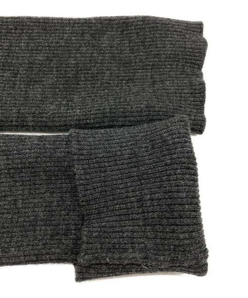 AURALEE（オーラリー）AURALEE (オーラリー) SUPER FINE WOOL HIGH GAUGE RIB KNIT SHORT CARDIGAN/スーパーファインウール ハイゲージ リブニット ショート カーディガン グレー サイズ:1の古着・服飾アイテム