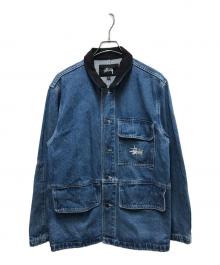 stussy（ステューシー）の古着「Dnim Chore COAT」｜インディゴ×ブラック