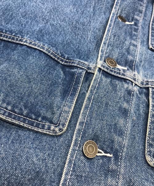 stussy（ステューシー）stussy (ステューシー) Dnim Chore COAT インディゴ×ブラック サイズ:Sの古着・服飾アイテム