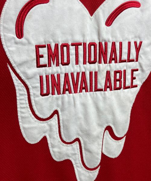 EMOTIONALLY UNAVAILABLE（エモーショナリー・アンアベイラブル）EMOTIONALLY UNAVAILABLE (エモーショナリー・アンアベイラブル) HOCKEY JERSEY/ホッケージャージ レッド サイズ:XLの古着・服飾アイテム