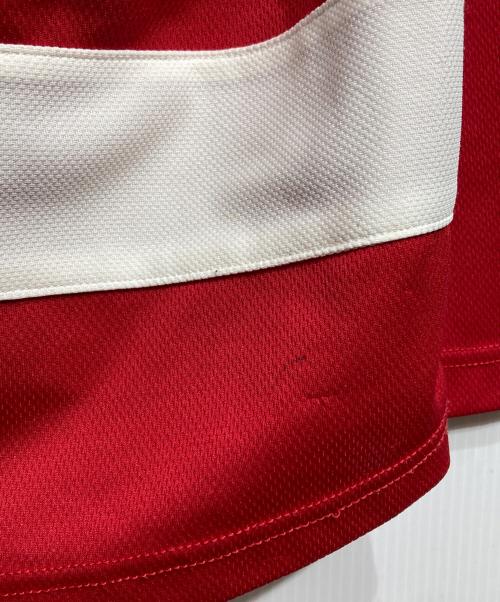 EMOTIONALLY UNAVAILABLE（エモーショナリー・アンアベイラブル）EMOTIONALLY UNAVAILABLE (エモーショナリー・アンアベイラブル) HOCKEY JERSEY/ホッケージャージ レッド サイズ:XLの古着・服飾アイテム