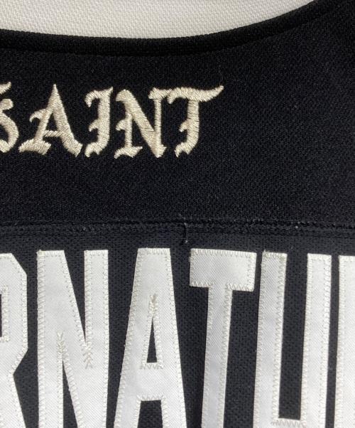 SAINT MICHAEL（セントマイケル）SAINT MICHAEL (セントマイケル) LS TEE / GAME SHIRT/ゲームシャツ ブラック サイズ:Sの古着・服飾アイテム