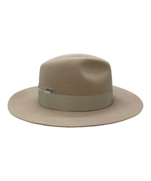 THE H.W.DOG&CO.（エイチダブリュードッグアンドコー）THE H.W.DOG&CO. (エイチダブリュードッグアンドコー) POINT-Hハット ベージュの古着・服飾アイテム