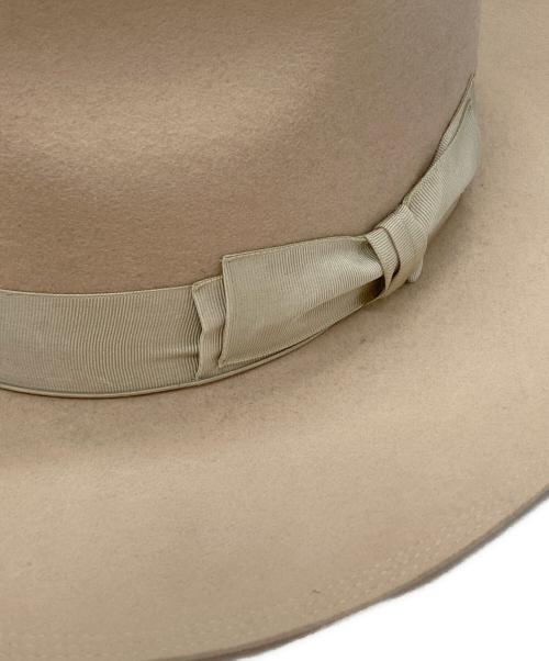 THE H.W.DOG&CO.（エイチダブリュードッグアンドコー）THE H.W.DOG&CO. (エイチダブリュードッグアンドコー) POINT-Hハット ベージュの古着・服飾アイテム