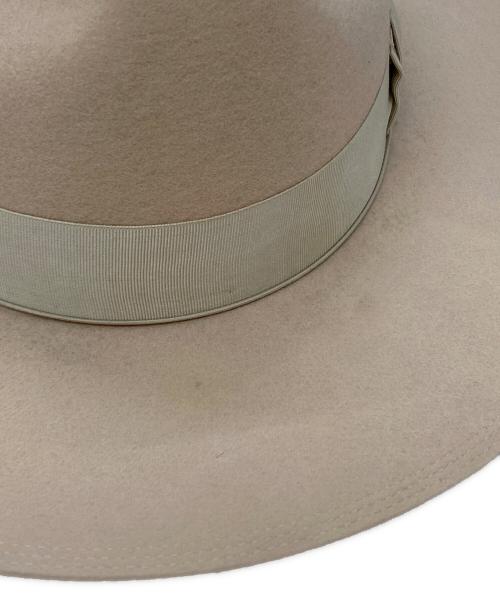 THE H.W.DOG&CO.（エイチダブリュードッグアンドコー）THE H.W.DOG&CO. (エイチダブリュードッグアンドコー) POINT-Hハット ベージュの古着・服飾アイテム