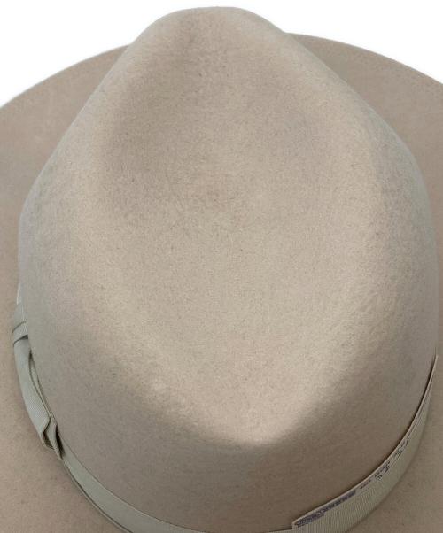 THE H.W.DOG&CO.（エイチダブリュードッグアンドコー）THE H.W.DOG&CO. (エイチダブリュードッグアンドコー) POINT-Hハット ベージュの古着・服飾アイテム