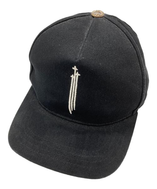 CHROME HEARTS（クロムハーツ）CHROME HEARTS (クロムハーツ) RS3クロスベースボールキャップ/Baseball Cap RS3 Cross ブラック サイズ:51-61の古着・服飾アイテム
