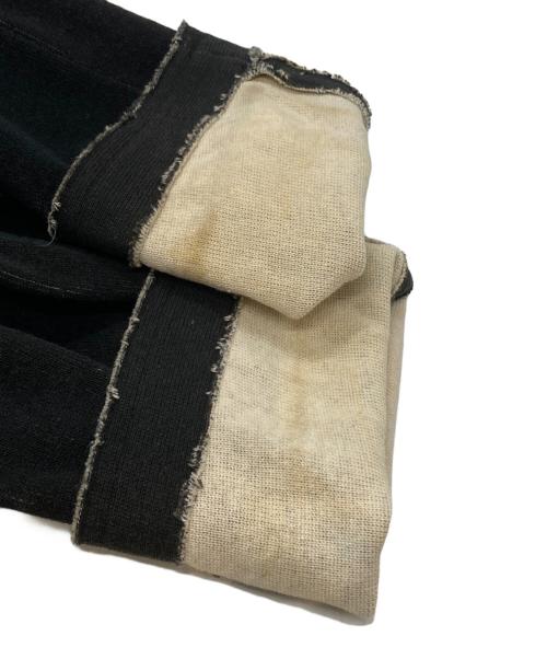 ISSEY MIYAKE（イッセイミヤケ）ISSEY MIYAKE (イッセイミヤケ) 断ち切りデザインコットン3Bジャケット/Raw-edge Cotton 3-Button Blazer / Jacket ブラック サイズ:4の古着・服飾アイテム