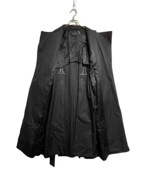 CITY（シティ）CITY (シティ) ハイカウントコットンシームトレンチコート//High-count cotton seam trench coat ブラック サイズ:2の古着・服飾アイテム
