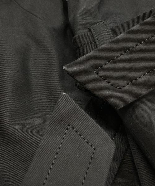 CITY（シティ）CITY (シティ) ハイカウントコットンシームトレンチコート//High-count cotton seam trench coat ブラック サイズ:2の古着・服飾アイテム