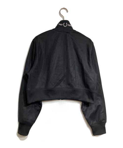 FRED PERRY（フレッドペリー）FRED PERRY (フレッドペリー) クロップトラックジャケット ブラック サイズ:36の古着・服飾アイテム