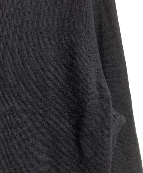 Maison Martin Margiela（メゾンマルタンマルジェラ）Maison Martin Margiela (メゾンマルタンマルジェラ) Stretch Stripe Knit Cardigan(ストレッチストライプニットカーディガン) ブラック サイズ:Mの古着・服飾アイテム