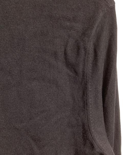 Maison Martin Margiela（メゾンマルタンマルジェラ）Maison Martin Margiela (メゾンマルタンマルジェラ) Stretch Stripe Knit Cardigan(ストレッチストライプニットカーディガン) ブラック サイズ:Mの古着・服飾アイテム