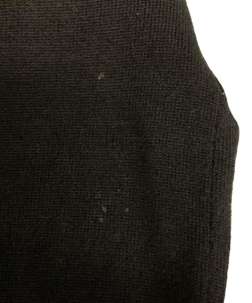 Maison Martin Margiela（メゾンマルタンマルジェラ）Maison Martin Margiela (メゾンマルタンマルジェラ) Stretch Stripe Knit Cardigan(ストレッチストライプニットカーディガン) ブラック サイズ:Mの古着・服飾アイテム