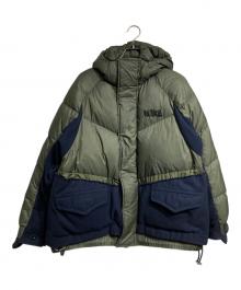 sacai×NIKE（サカイ×ナイキ）の古着「NRG PARKA DOWN JACKET/エナジー パーカー ダウンジャケット」｜グリーン