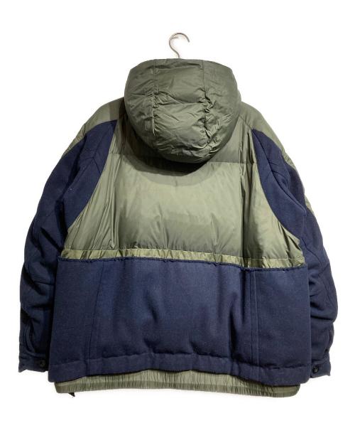 sacai（サカイ）sacai (サカイ) NIKE (ナイキ) NRG PARKA DOWN JACKET/エナジー パーカー ダウンジャケット グリーン サイズ:Lの古着・服飾アイテム
