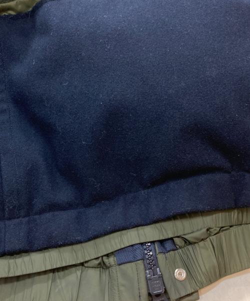 sacai（サカイ）sacai (サカイ) NIKE (ナイキ) NRG PARKA DOWN JACKET/エナジー パーカー ダウンジャケット グリーン サイズ:Lの古着・服飾アイテム