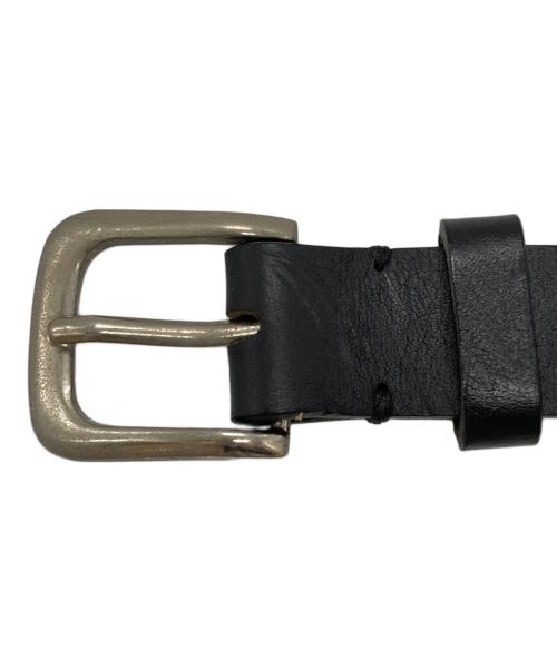 BALMAIN（バルマン）BALMAIN (バルマン) レザー チェーン ベルト/Leather chain belt ブラック サイズ:95の古着・服飾アイテム